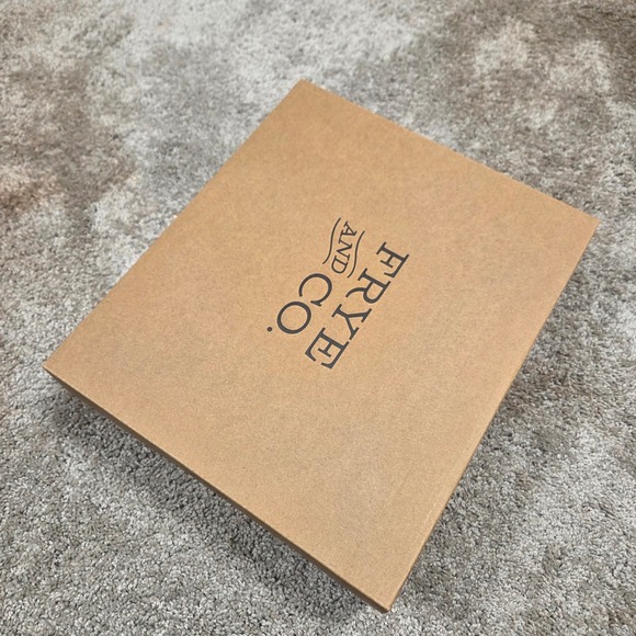 Frye & Co Demmy Fringe Ankle Boots Women's 10 Cream Western Boho Block Heel Zip - Picture 8 of 8